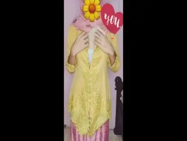 Ukhti Kebaya Hijab Pink Menggoda Live Viral